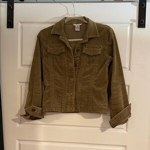 CAbi Brown Corderoy Jean Jacket